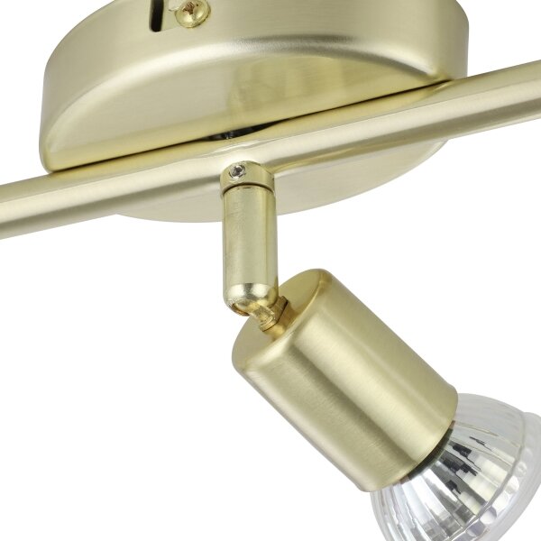 Spot LED Eglo 33186 BUZZ-LED 3xGU10/2,8W/230V 3000K auriu