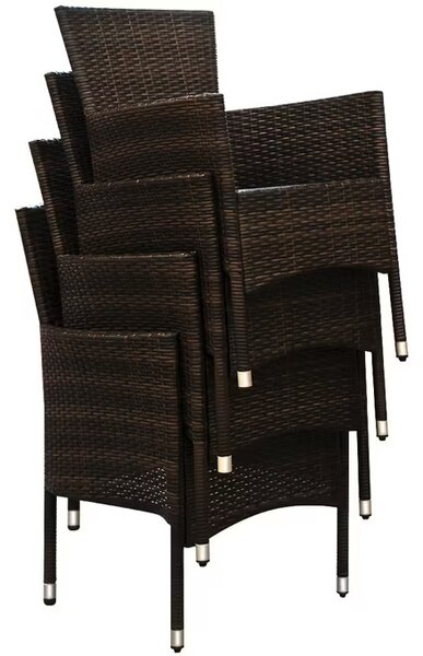 Deuba Set ratan de gradina Berlin 1+8 - maro