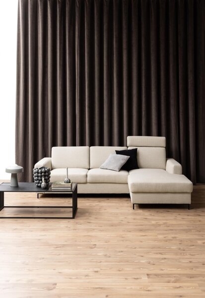 Masuta de cafea Strington, Negru, 40x120x60 cm