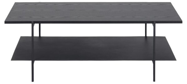 Masuta de cafea Angus, Negru, 40x115x60 cm