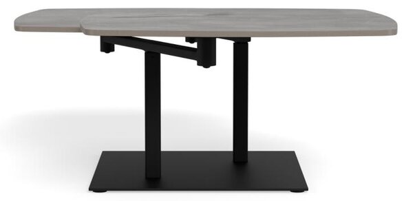 Masuta de cafea Carballo, Gri, 40x122x70 cm