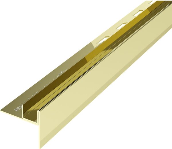 Mexen Line-B șină de scurgere pentru sticlă 120 cm dreapta, aurie - 185004120R