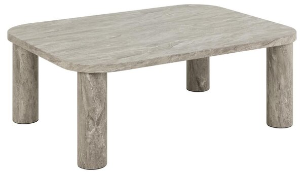 Masuta de cafea Solano, Gri, 36x100x75 cm
