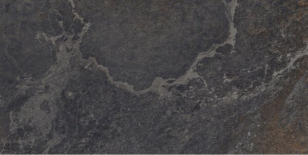 Mexen Blaze Nero gres rectificat glazurat G1, placă de podea și perete 120 x 60 cm, carving - TL420-120-060-01