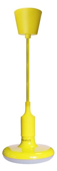 Candelabru LED pe cablu 1xE27/15W/230V 6000K galben