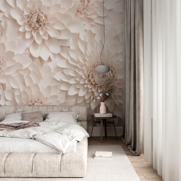 Tapet Flori mari, Fototapet 3D, Fototapet 3D Flori, w05483 : Uwalls.ro