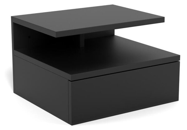 Noptiera Ashlan, Negru, 22.5x35x32 cm
