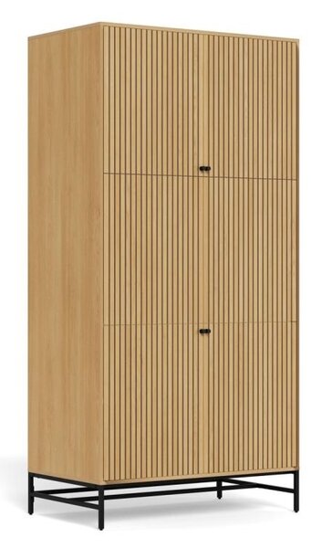 Dulap Albany, Natural, 200x99x60 cm
