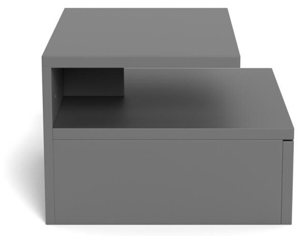 Noptiera Ashlan, Gri, 22.5x35x32 cm