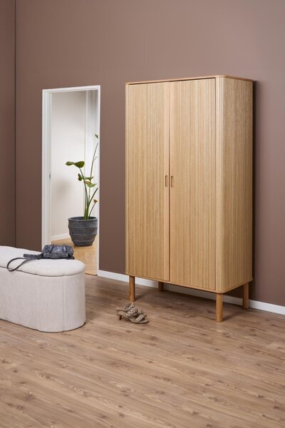Dulap Langley, Natural, 200x100x55 cm
