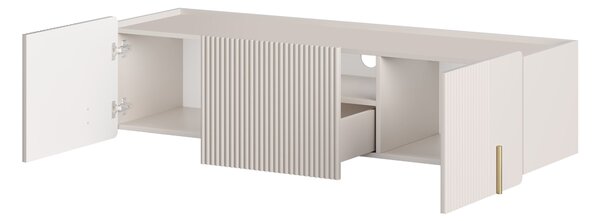 Comodă TV suspendată Malmi 150 cm - cașmir / auriu