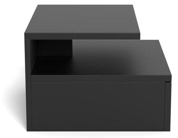 Noptiera Ashlan, Negru, 22.5x35x32 cm