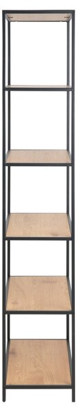Biblioteca Seaford V2, Natural, 185x77x35 cm