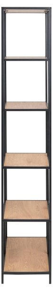 Biblioteca Seaford V1, Natural, 185x77x35 cm