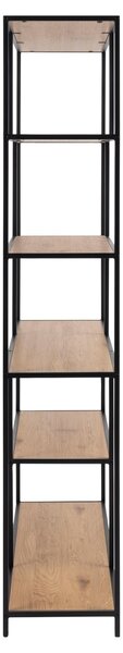 Biblioteca Seaford, Natural, 185x135x35 cm