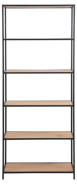 Biblioteca Seaford V2, Natural, 185x77x35 cm