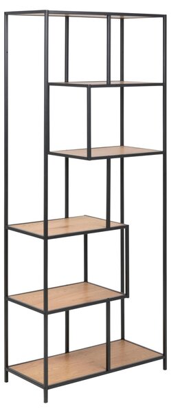 Biblioteca Seaford V1, Natural, 185x77x35 cm