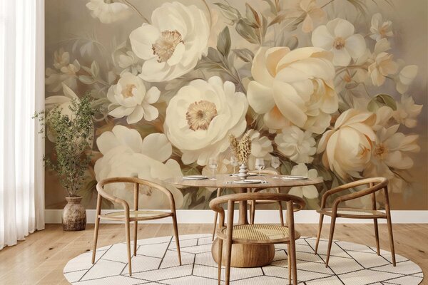 Tapet Buchet luxuriant, Fototapet Flori, w05491 : Uwalls.ro