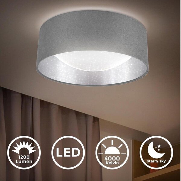 Plafonieră LED/12W/230V B.K. Licht 1308