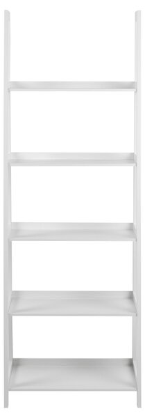 Biblioteca Wally, Alb, 180x63x40 cm