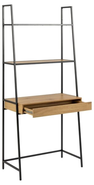 Biblioteca Seaford, Natural, 174.5x77x36 cm