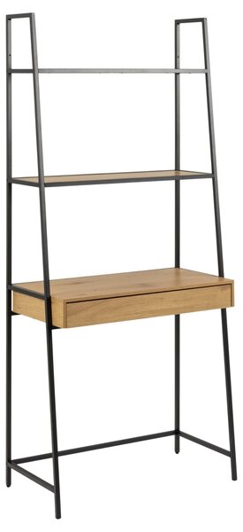 Biblioteca Seaford, Natural, 174.5x77x36 cm