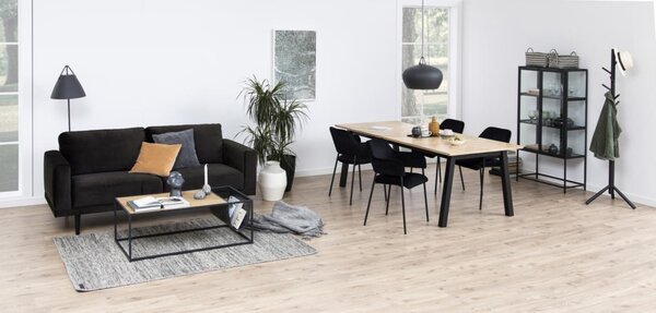 Cuier Bremen, Negru, 176x51x45 cm