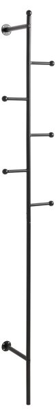 Cuier Aspen, Negru, 171.2x24.6x20.7 cm