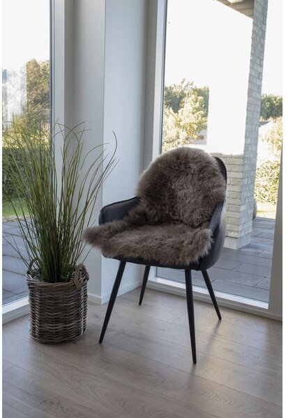 Covor din piele de miel, 50x85 cm, maro