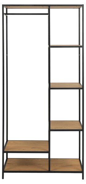 Suport umerase Seaford, Negru, 165x77x45 cm