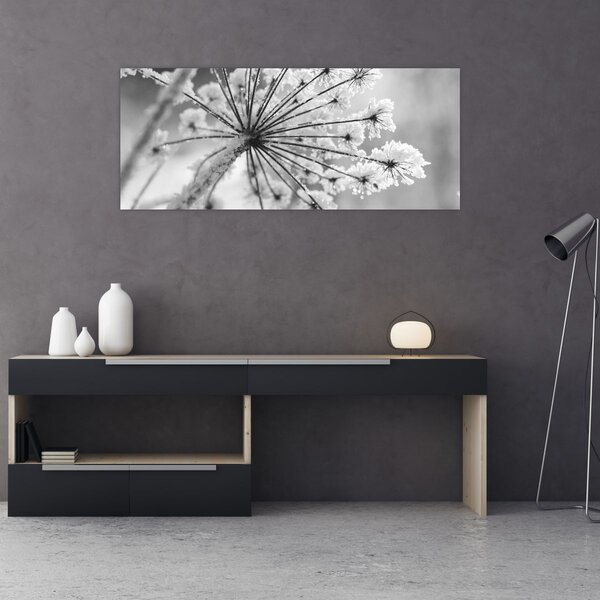 Tablou - Floare în timpul iernii (120x50 cm)