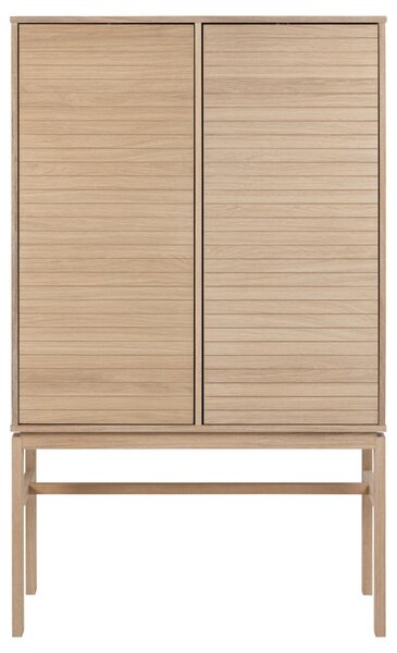 Cabinet Linley, Alb, 150x90.8x40 cm