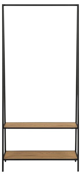 Suport umerase Seaford, Negru, 165x77x37 cm