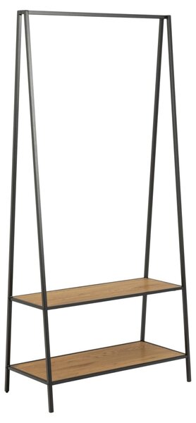 Suport umerase Seaford, Negru, 165x77x37 cm