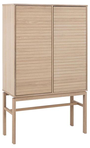 Cabinet Linley, Alb, 150x90.8x40 cm
