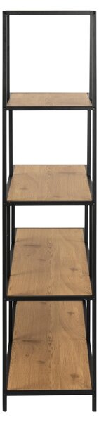 Biblioteca Seaford, Natural, 150x135x35 cm