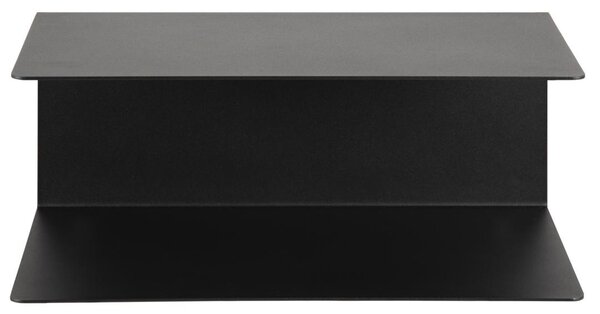 Raft de perete Joliet, Negru, 14x35x20 cm