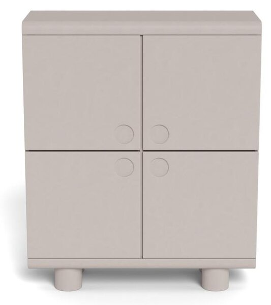 Cabinet Magee, Gri, 120x100x40 cm