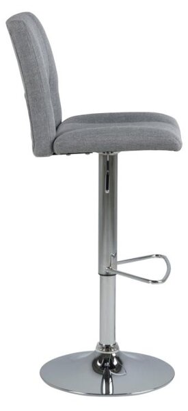 Scaun de bar Sylvia V1, Gri, 115x41.5x52 cm