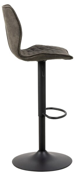 Scaun de bar Naomi, Gri, 116x45.5x50.5 cm