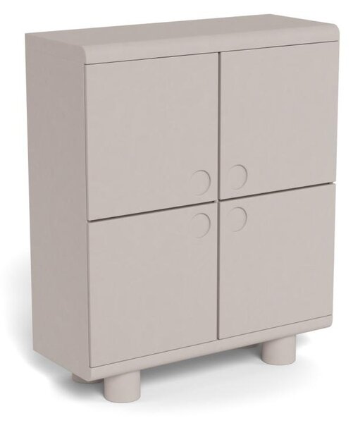 Cabinet Magee, Gri, 120x100x40 cm