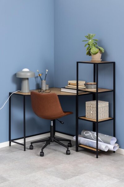 Biblioteca Seaford, Natural, 119.5x35x37 cm