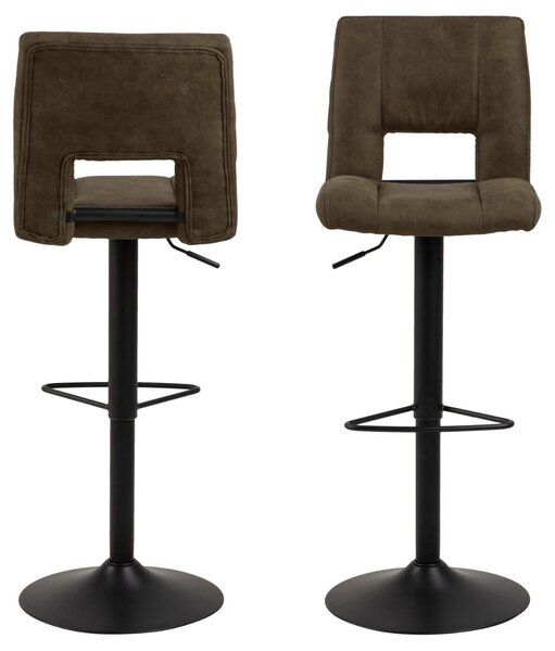 Scaun de bar Sylvia, Verde, 115x41.5x52 cm