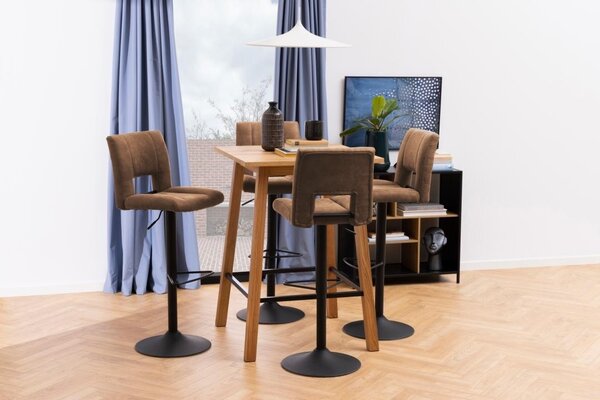 Scaun de bar Sylvia, Maro, 115x41.5x52 cm