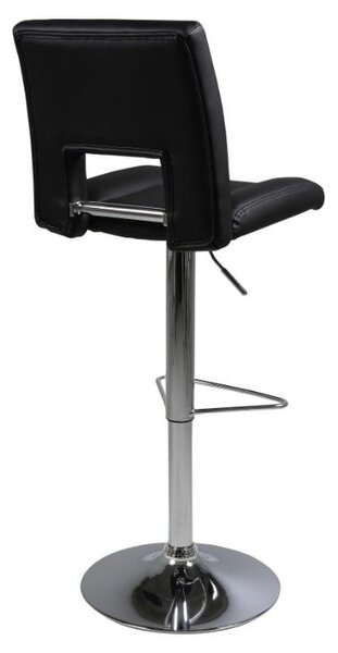 Scaun de bar Sylvia V1, Negru, 115x41.5x52 cm