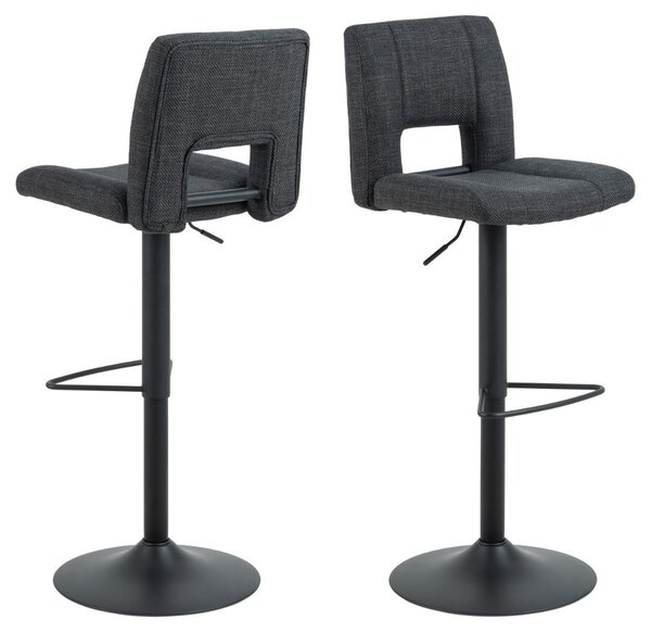 Scaun de bar Sylvia, Gri, 115x41.5x52 cm
