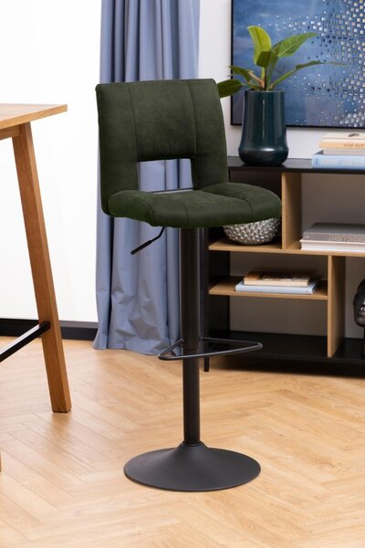 Scaun de bar Sylvia, Verde, 115x41.5x52 cm