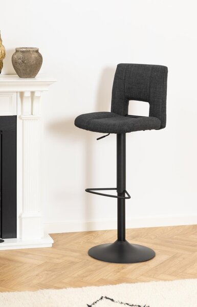 Scaun de bar Sylvia, Gri, 115x41.5x52 cm