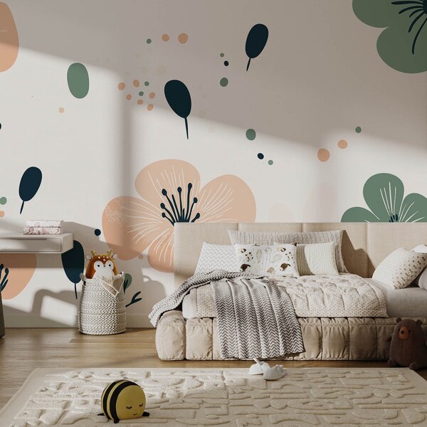 Tapet Flori scandinave, Fototapet Flori, w09783 : Uwalls.ro