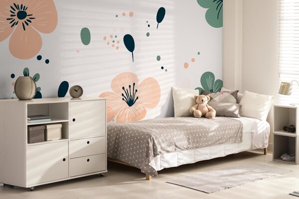 Tapet Flori scandinave, Fototapet Flori, w09783 : Uwalls.ro